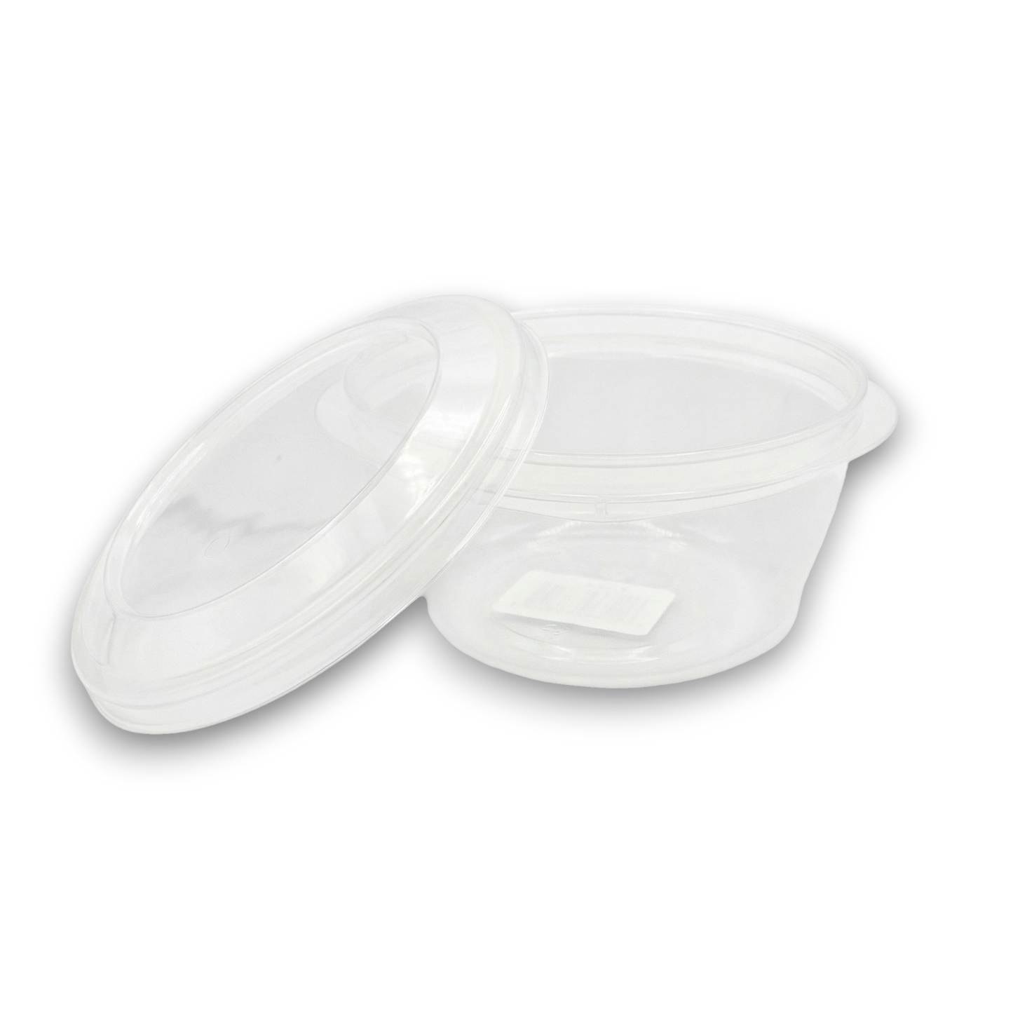 Plastic container for dough balls & toppings